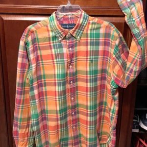 Men’s Long Sleeve “Polo” shirt sz L